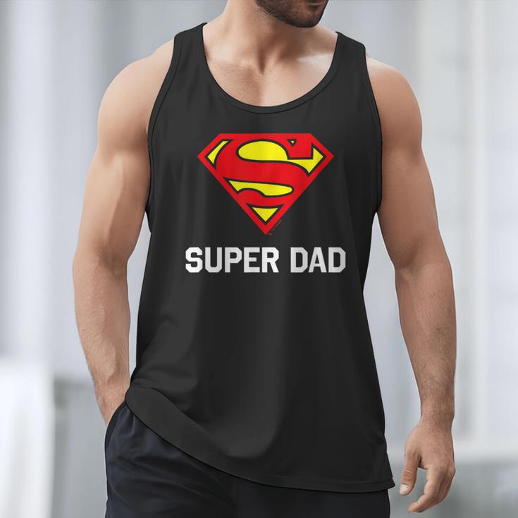 DC Comics Superman Father's Day Super Dad Logo Men Tank Top