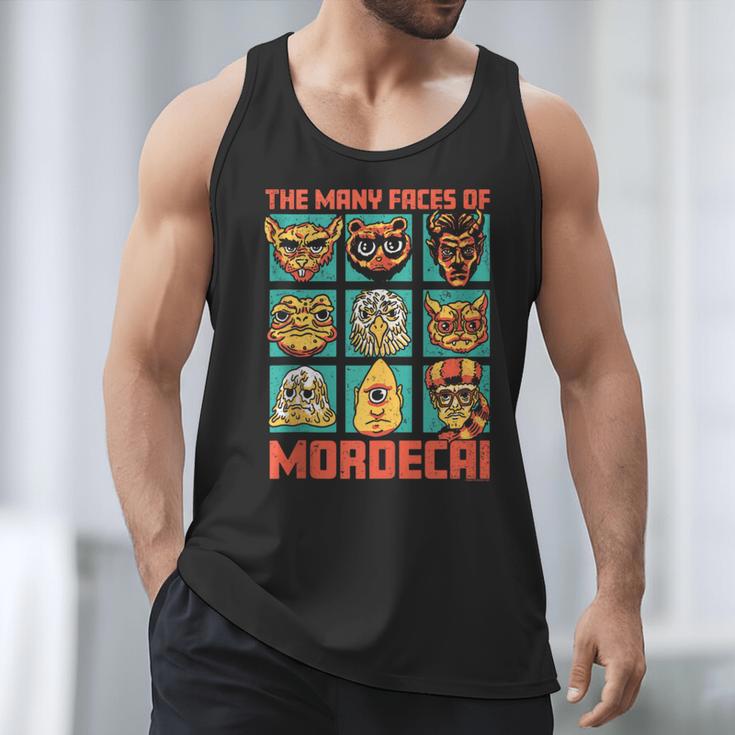 DCC Many Faces Of Mordecai Grid Gamer Series Book Men Tank Top