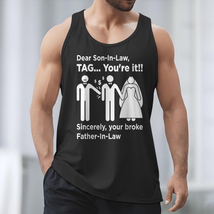 Dear Son-In-Law Father Of The Bride Dad Wedding Marriage Men Tank Top