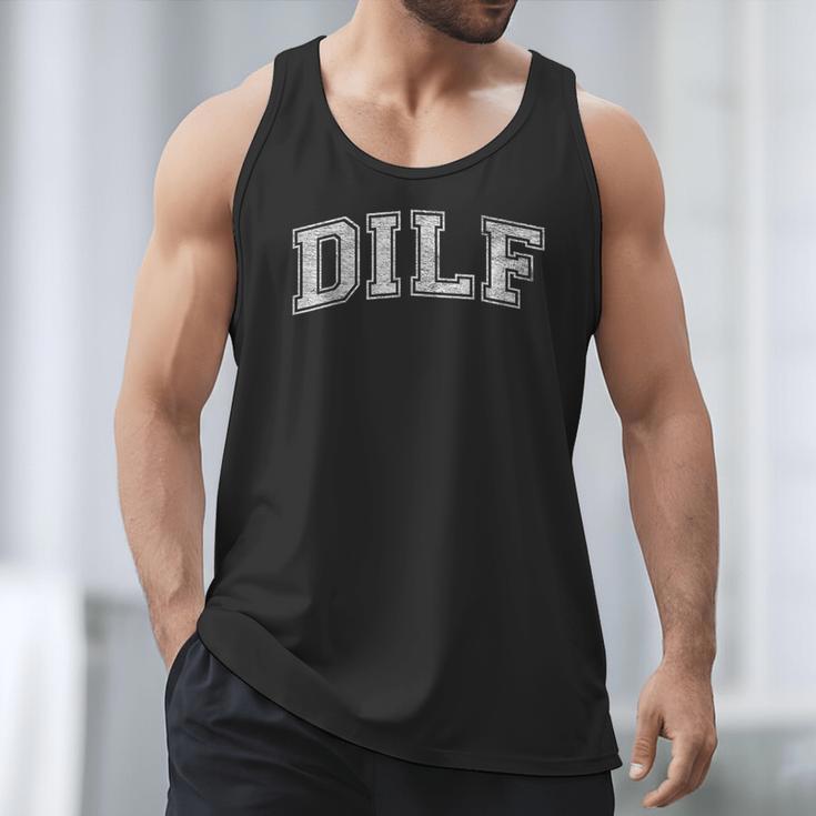 DILF Varsity Style DAD Older More Mature Men Men Tank Top DILF Varsity Style DAD Older More Mature Men Men Tank Top
