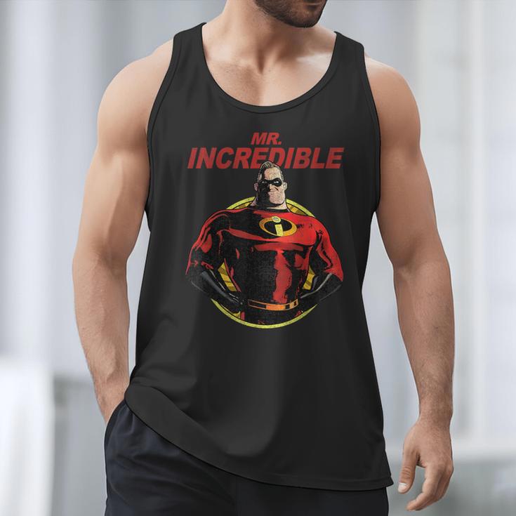 Disney Pixar The Incredibles 2 Mr Incredible Vintage Dad Men Tank Top