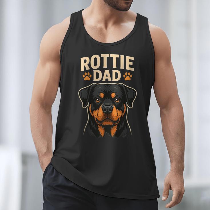 Dog Owner Dad Rottweiler Rottie Dad Men Tank Top