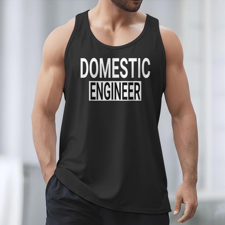 Domestic Engineer House Husband Stay At Home Dad Uniform Men Tank Top