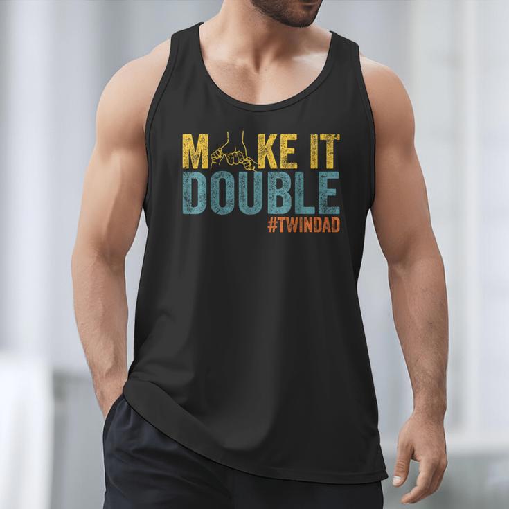 Make It A Double Twin Dad New Dad Expecting Twins Men Tank Top Make It A Double Twin Dad New Dad Expecting Twins Men Tank Top