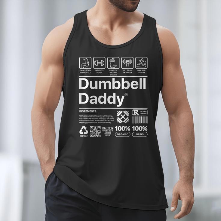 Dumbbell Daddy And Dad Gym Workout Father Men Tank Top