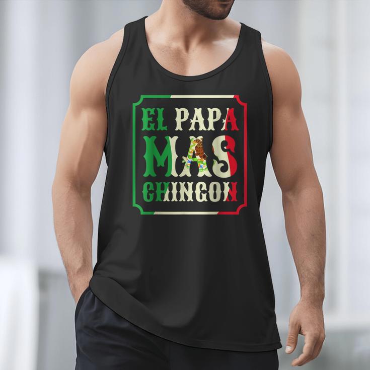 El Papa Mas Chingon Best Mexican Great Dad Men Tank Top