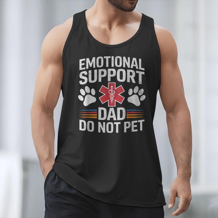 Emotional Support Dad Do Not Pet Caring Father's Day Men Tank Top