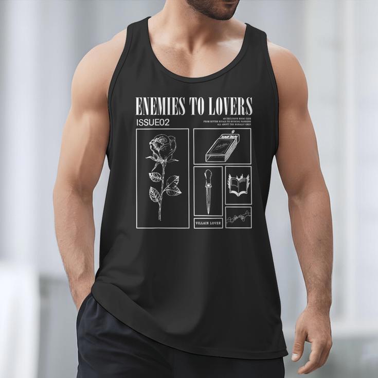 Enemies To Lovers Morally Grey Book Lover Romantasy Bookish Men Tank Top