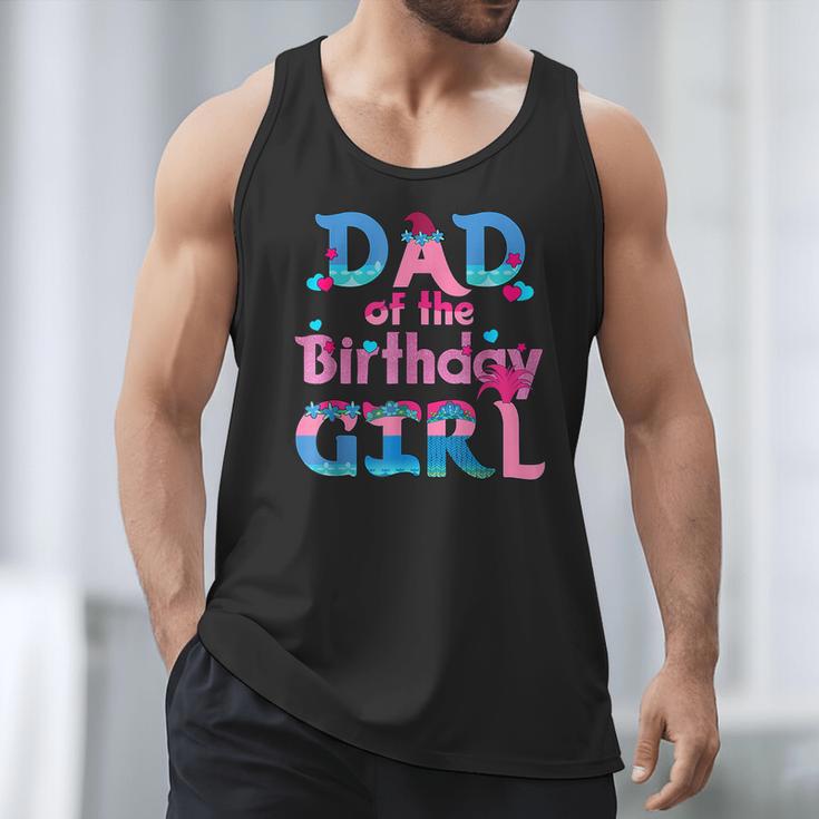 Family Party Decorations Dad Of The Birthday Girl T-Shirt Men Tank Top