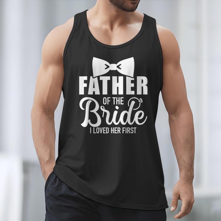 Father Of The Bride Father Dad Bride Wedding Stag Night Men Tank Top