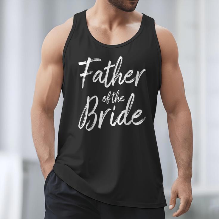 Father Of The Bride Wedding Marriage Bride Dad Men Tank Top