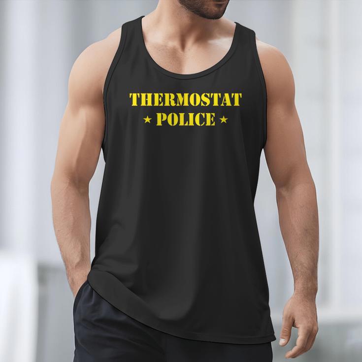 Father For Men Thermostat Police Dad Men Tank Top