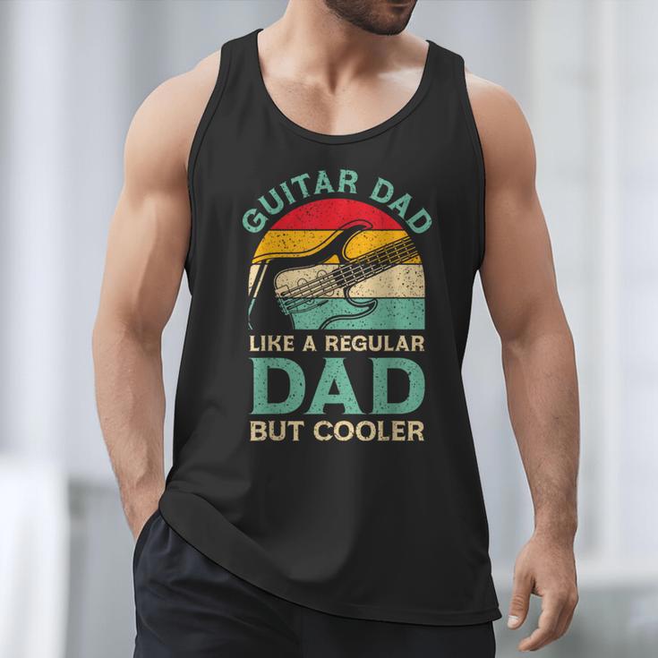 Fathers Day Guitar Dad For Guitarist Music Lover Dad Men Tank Top