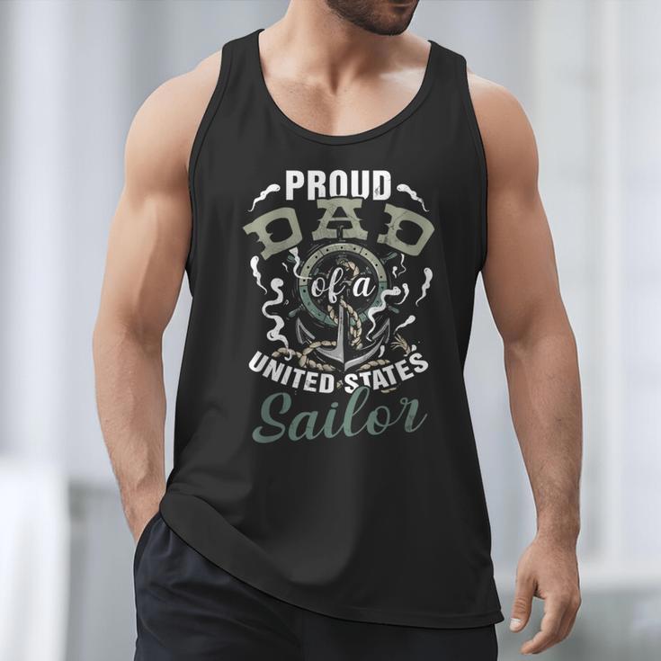 Fathers Day Proud Dad Of A United States Anchor Sailor Men Tank Top Fathers Day Proud Dad Of A United States Anchor Sailor Men Tank Top