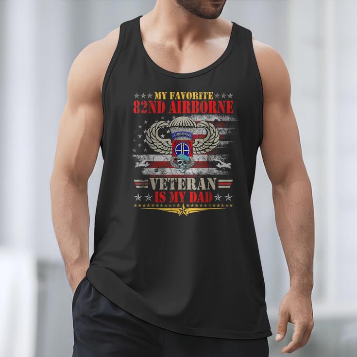 My Favorite 82nd Airborne Is My Dad Veteran Father's Day Men Tank Top