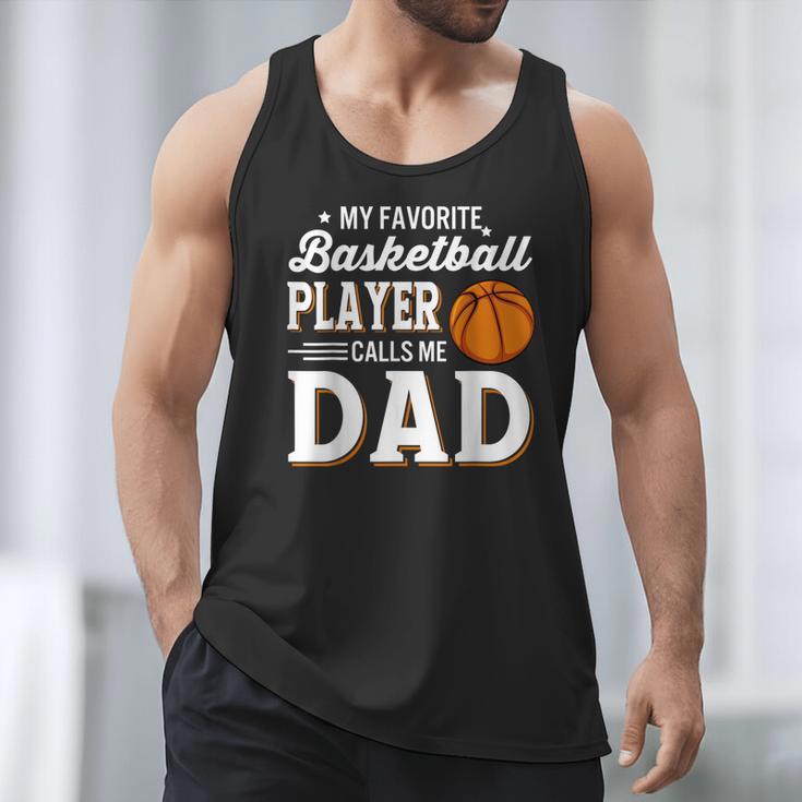 My Favorite Basketball Player Calls Me Dad Men Tank Top