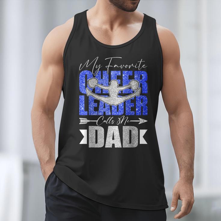 My Favorite Cheerleader Calls Me Dad Cheer Dad Fathers Day Men Tank Top