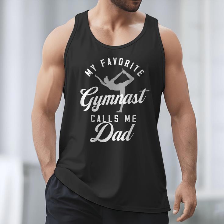 My Favorite Gymnast Calls Me Dad Mat Sports Gymnastics Men Tank Top