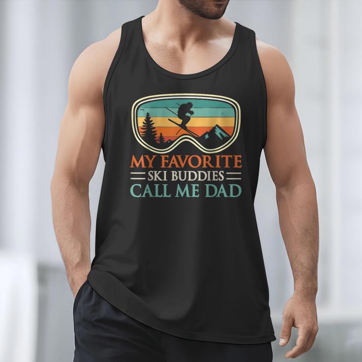 My Favorite Ski Buddies Call Me Dad Ski Dad Men Tank Top