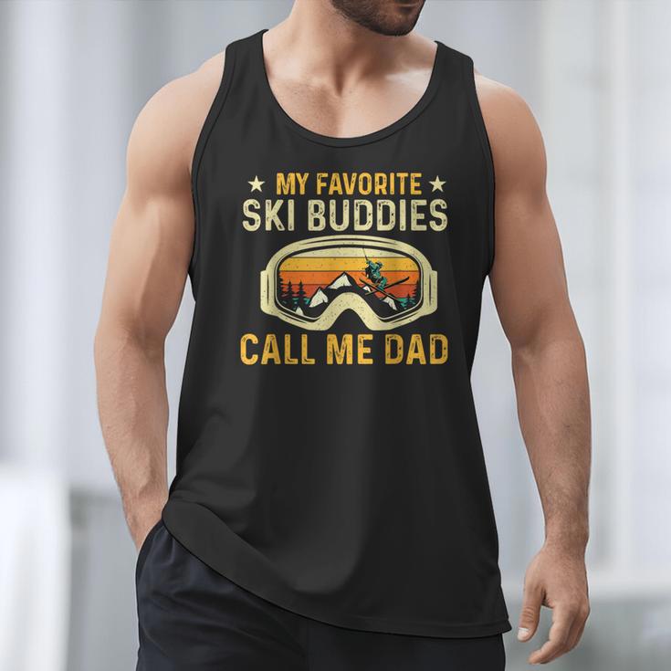 My Favorite Ski Buddies Call Me Dad Skier Skiing Lover Men Tank Top