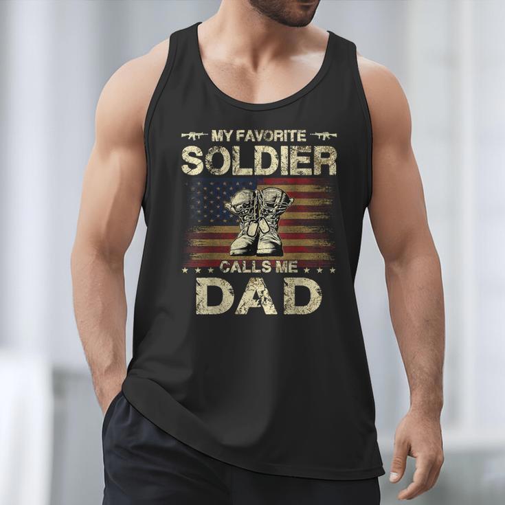 My Favorite Solider Calls Me Dad Proud Army Dad Men Tank Top