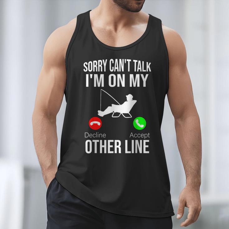 Fishing Dad Men Reel Cool Fish Bass Fishing Men Tank Top