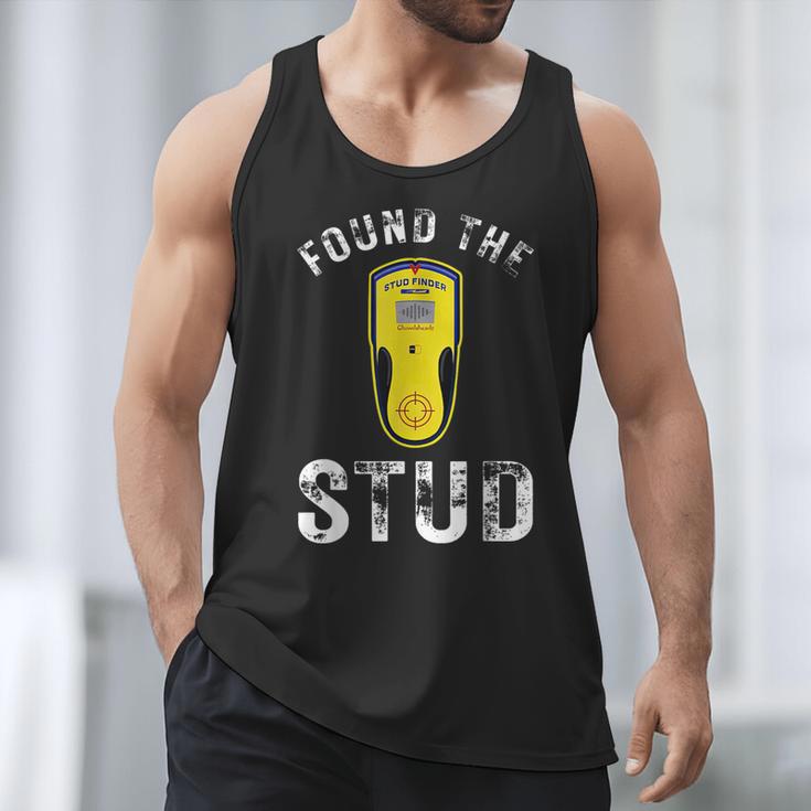 Found The Stud Dad Joke Handy Tools Stud Finder Men Tank Top