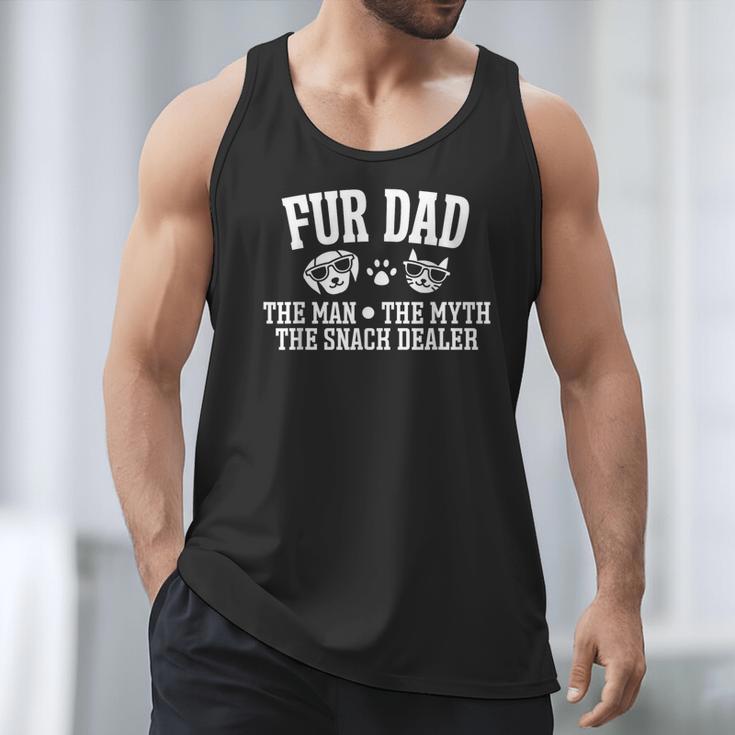 Fur Dad Man Myth Snack Dealer Dog Cat Men Tank Top