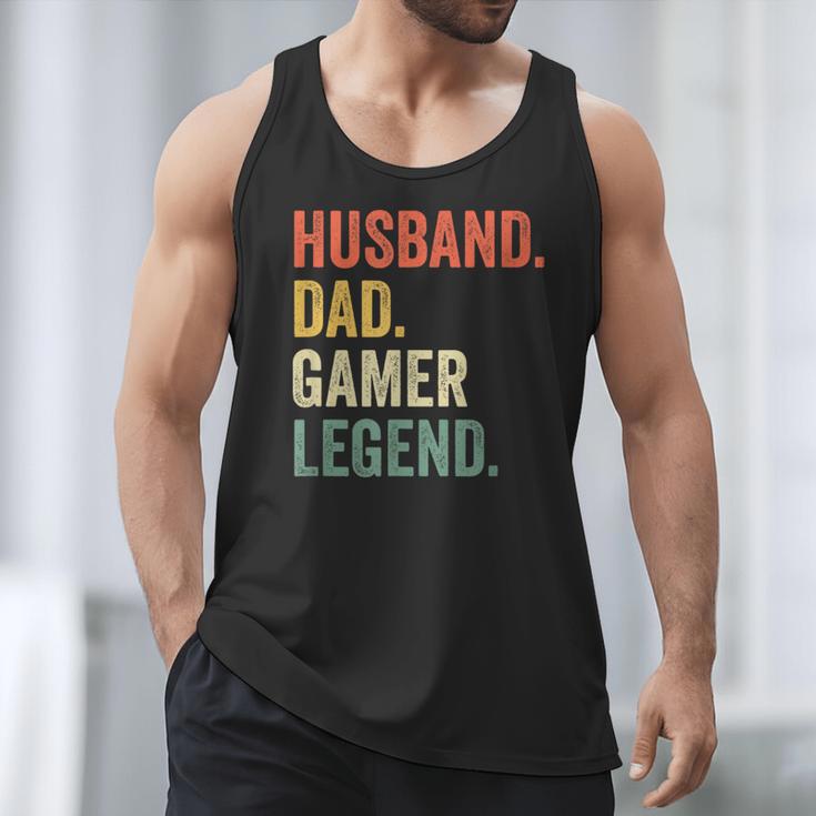 Gamer Husband Dad Video Game Legend Father's Day Men Tank Top
