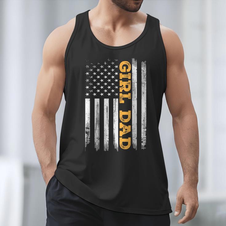 Girl Dad Father's Day Dad Daughter Dad Of Girls Outnumbered Men Tank Top