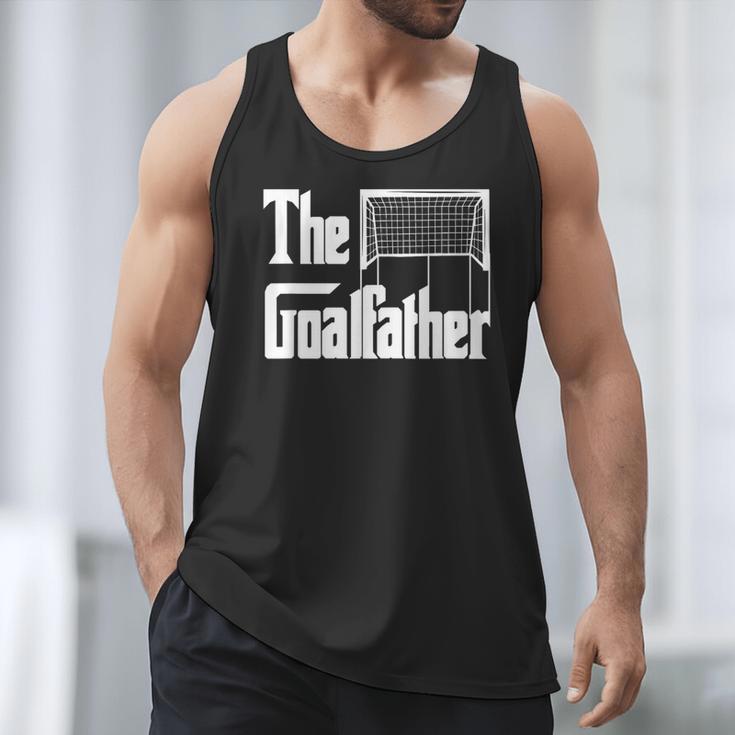 The Goalfather Dad Soccer Goalkeeper Goalie Coach Footballer Men Tank Top