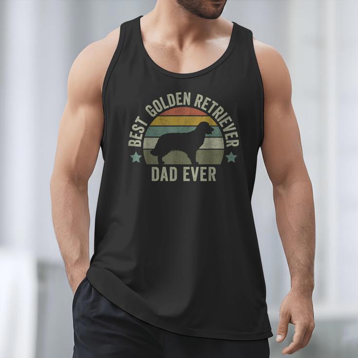 Golden Retriever Dad Dog Shirt Fathers Day Doggy Men Tank Top