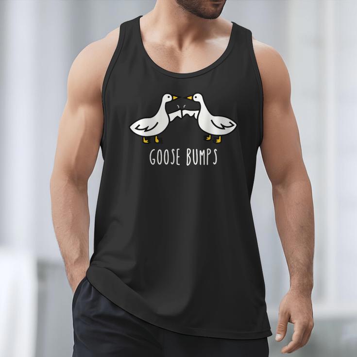 Goose Bumps Humorous Pun For Dad Joke Lover Men Tank Top