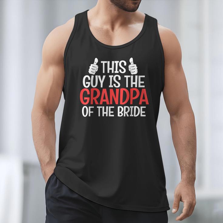 Grandpa Of The Bride Wedding Bride Grandfather Men Dad Men Tank Top