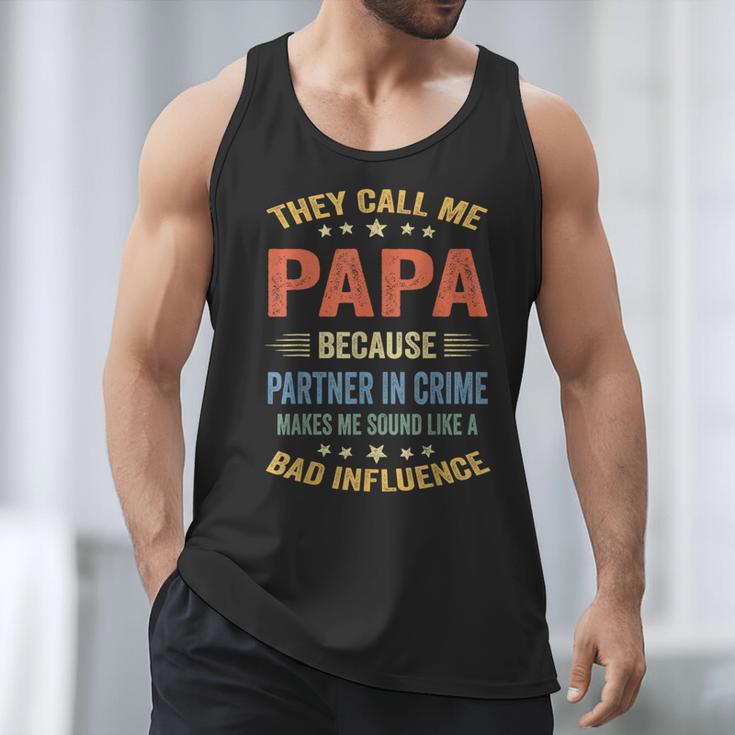 Grandpa Shirts Dad Partner In Crime Shirt Men Tank Top