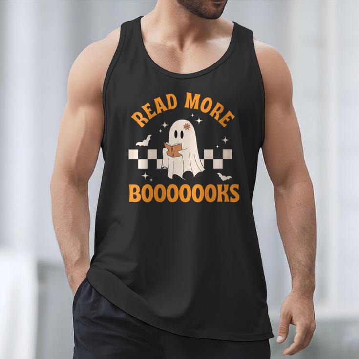 Groovy Halloween Teacher Spooky Read More Book Women Girl Men Tank Top Groovy Halloween Teacher Spooky Read More Book Women Girl Men Tank Top