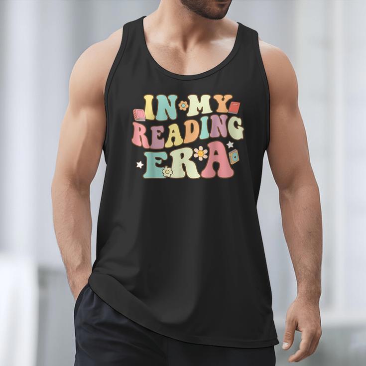 Groovy In My Reading Era Read Book Reader Reading Men Tank Top