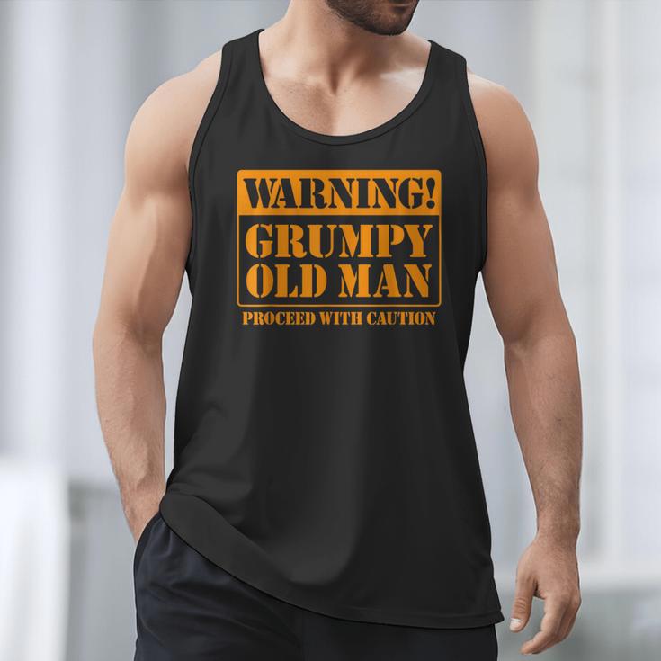 Grumpy Old Man Tee Shirt For Grandfathers Dads Father's Day Men Tank Top