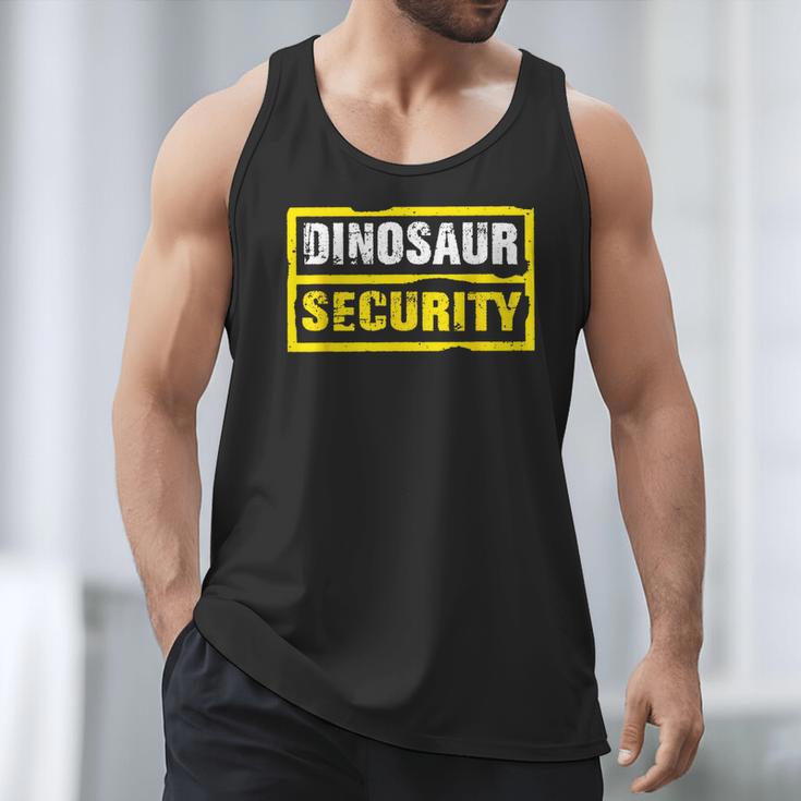 Halloween Adult Costume Dinosaur Security Dad Mom Men Tank Top