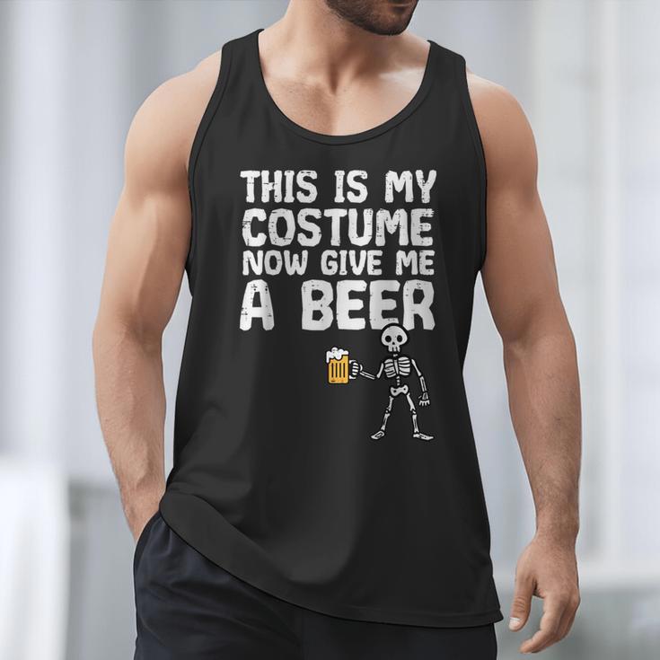 Halloween This Is My Costume Give Me Skeleton Dad Men Men Tank Top