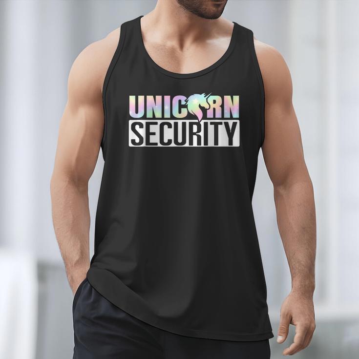 Halloween Mom Dad Daughter Adult Costume Unicorn Security Men Tank Top