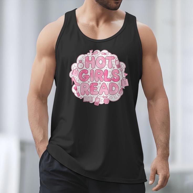 Hot Girls Read Pink Aesthetic Book Lover Reading Men Tank Top Hot Girls Read Pink Aesthetic Book Lover Reading Men Tank Top