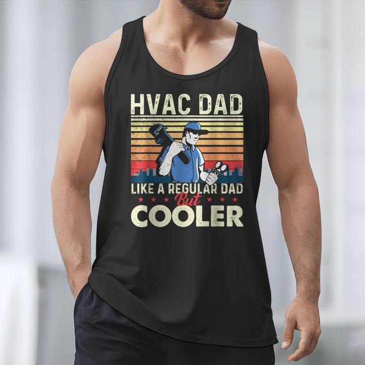 HVAC Dad Like A Regular Dad HVAC Technician AC Repairman Men Tank Top