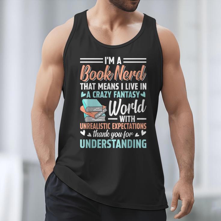 I'm a Book Nerd Bookworm Men Tank Top