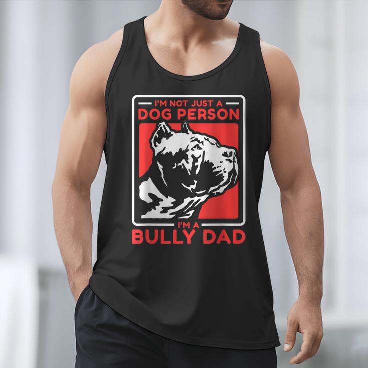 I'm A Bully Dad Dog Owner American Bully Men Tank Top