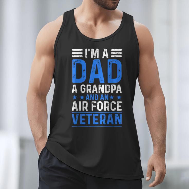 I’m A Dad Grandpa Air Force Veteran Distressed Men Tank Top
