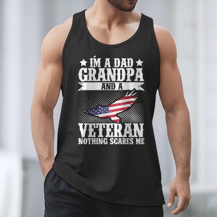 I'm A Dad Grandpa And A Veteran US Flag Veterans Day Men Tank Top I'm A Dad Grandpa And A Veteran US Flag Veterans Day Men Tank Top