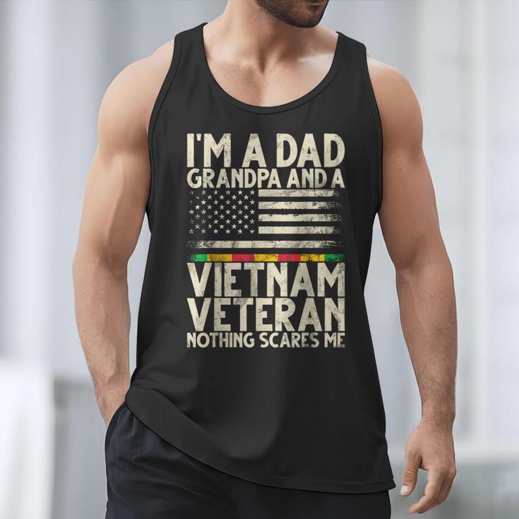 I'm A Dad Grandpa And A Vietnam Veteran Nothing Scares Me Men Tank Top I'm A Dad Grandpa And A Vietnam Veteran Nothing Scares Me Men Tank Top