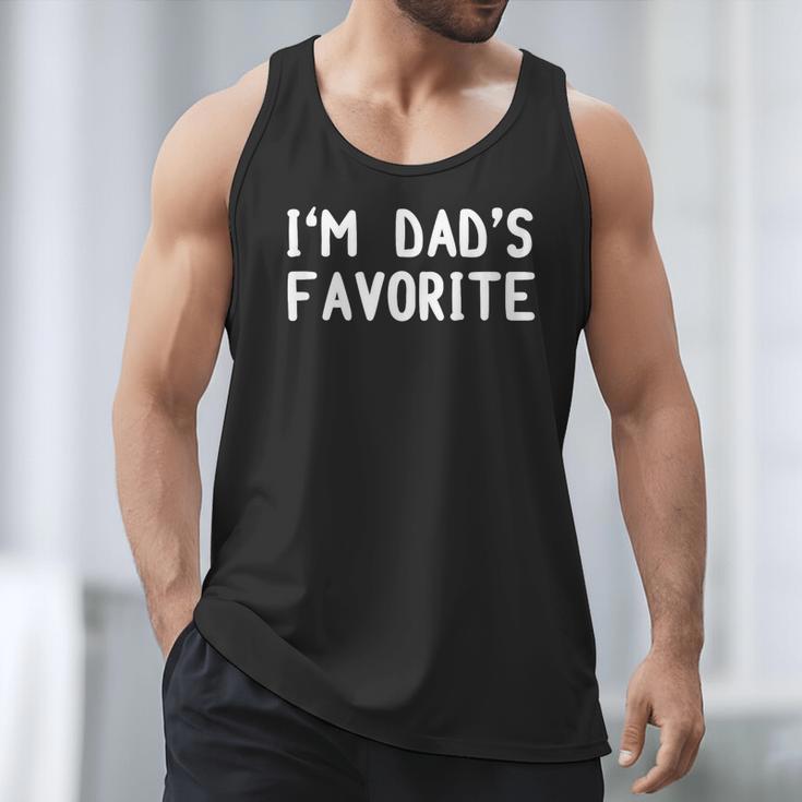 I'm Dad's Favorite Tee Sarcastic Humor T-Shirt Men Tank Top