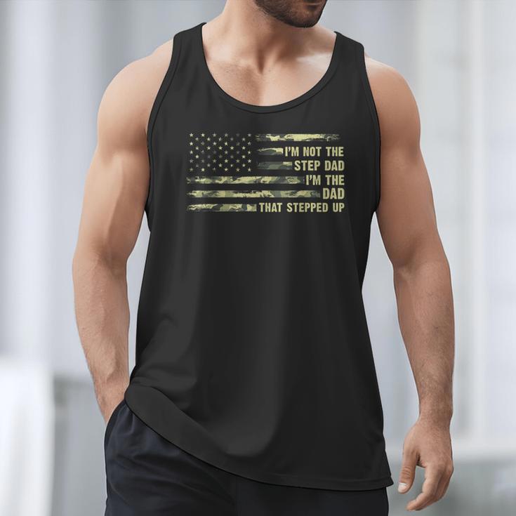 I'm Not The Step Dad I'm The Dad That Stepped Up Camouflage Men Tank Top